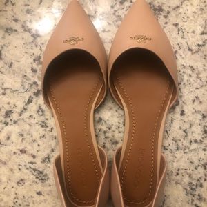 Coach pointy toe flats
